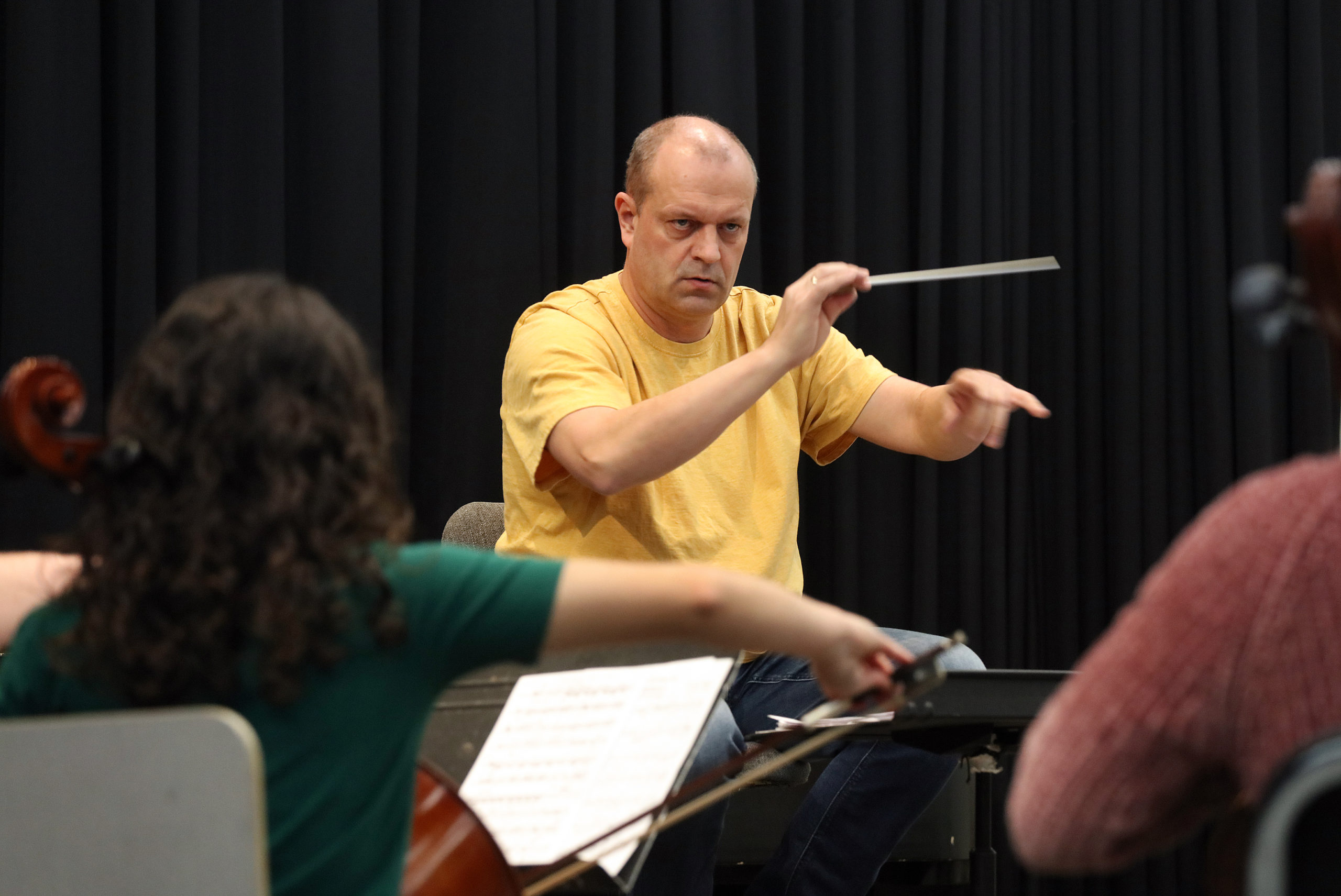 Cropped photo of Wolf Conducting